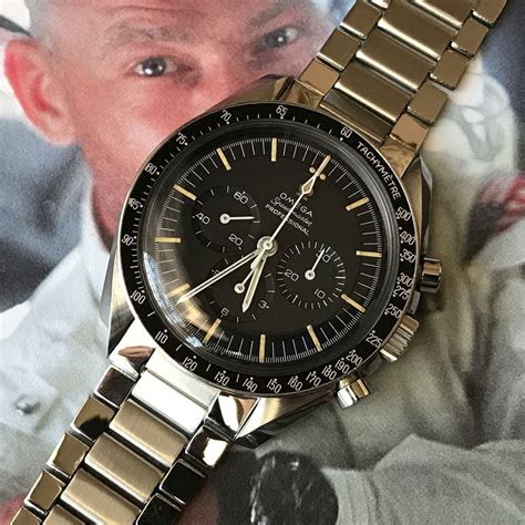 buzz aldrin omega watch|buzz aldrin speedmaster watch.